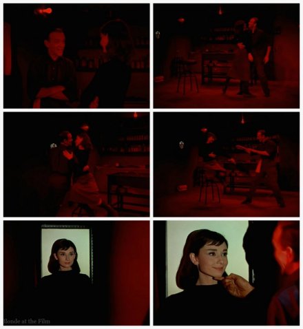Funny Face Astaire Hepburn dark room 2
