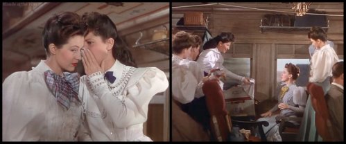 Harvey Girls Charisse O'Brien Garland train