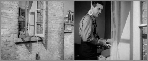 Lost Weekend Milland bottle window