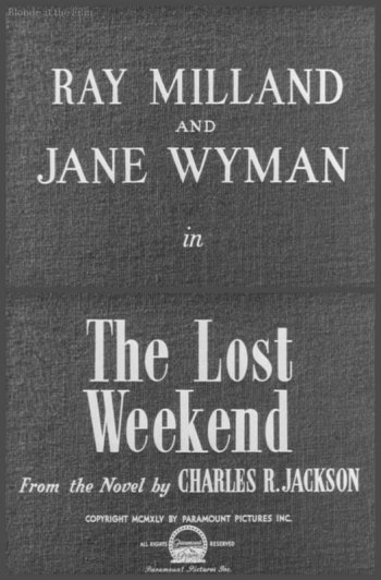 Lost Weekend titles