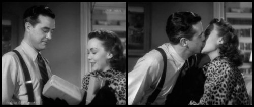 Lost Weekend Wyman Milland kiss