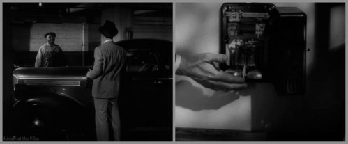 Double Indemnity MacMurray car phone
