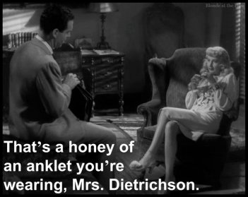 Double Indemnity MacMurray Stanwyck anklet