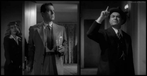 Double Indemnity Stanwyck MacMurray Robinson door