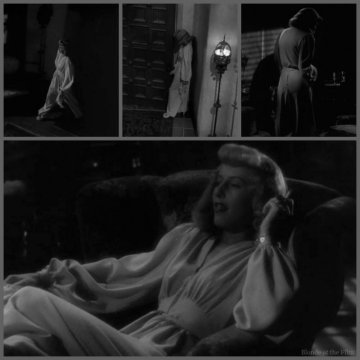 Double Indemnity Stanwyck white pantsuit