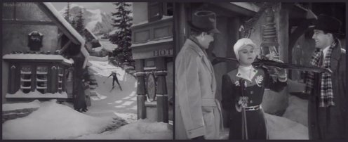 Everything Happens Henie Milland Cummings ski