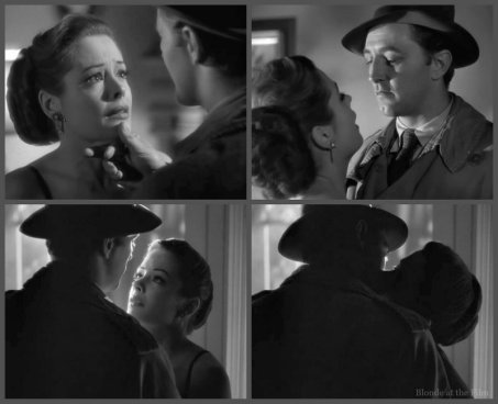 Out of the Past Greer Mitchum kiss