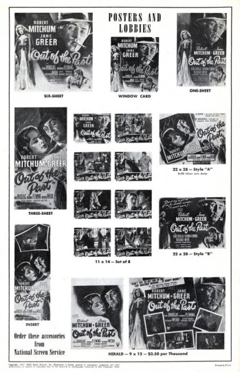Posters available for sale for theaters via: http://www.tcm.com/tcmdb/title/361/Out-of-the-Past/#tcmarcp-178714-178744