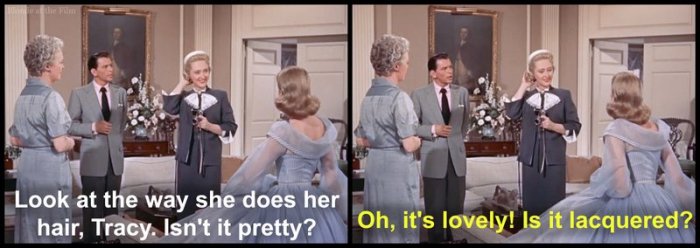 High Society: Grace Kelly, Celeste Holm and Frank Sinatra