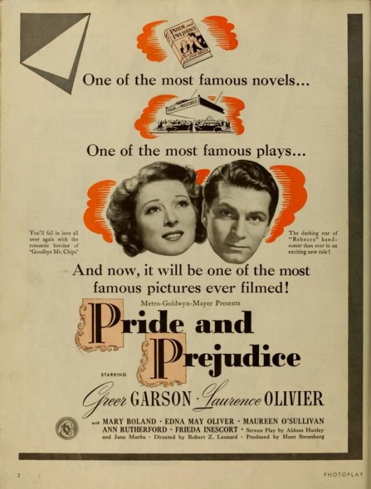 Pride and Prejudice: Greer Garson and Laurence Olivier