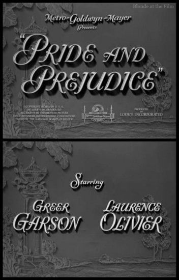 Pride and Prejudice: Greer Garson and Laurence Olivier