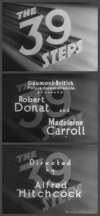 The 39 Steps: Robert Donat and Madeleine Carroll