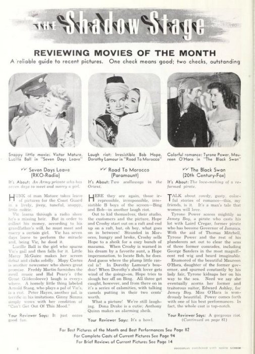 The Black Swan: Tyrone Power and Maureen O'Hara