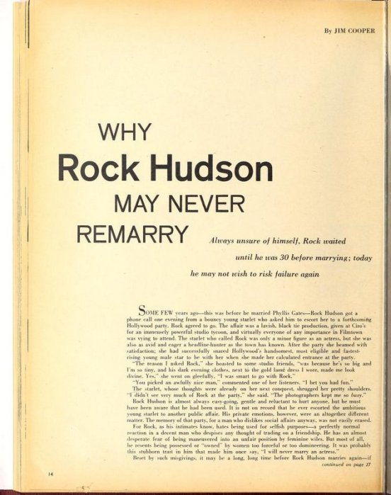 Pillow Talk: Rock Hudson