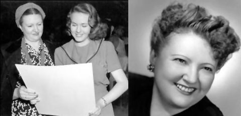 Vera West with Deanna Durbin