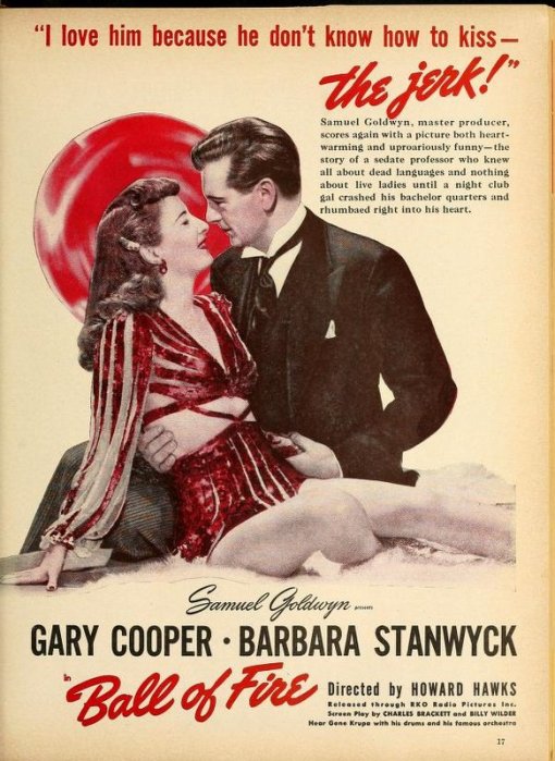 Ball of Fire: Barbara Stanwyck & Gary Cooper
