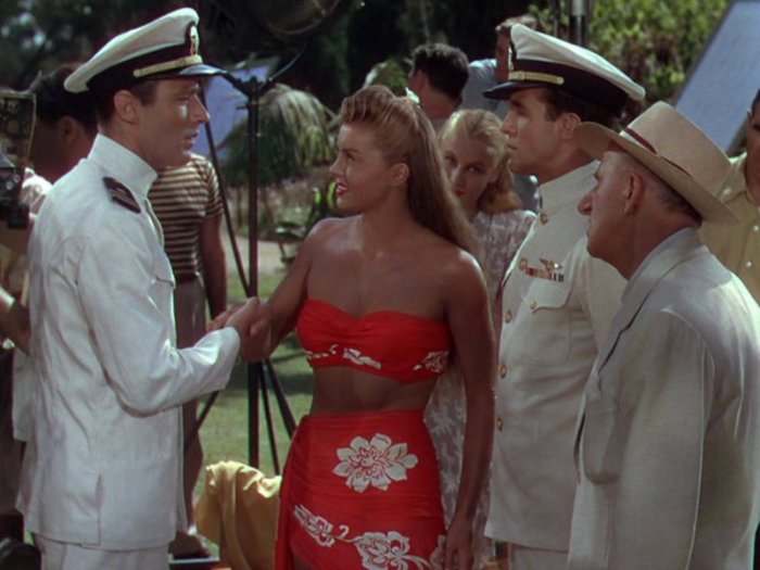 On An Island With You: Esther Williams, Peter Lawford, Ricardo Montalban, and Jimmy Durante