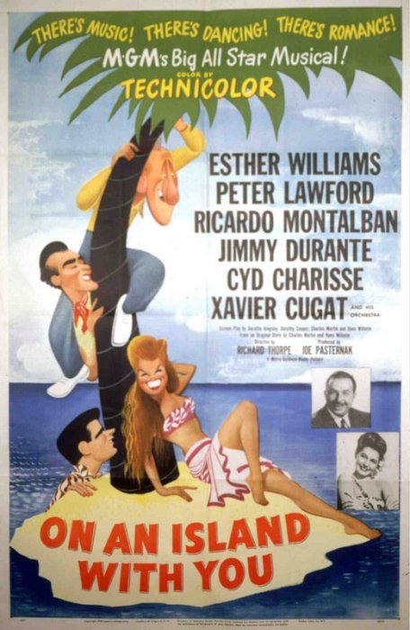 On An Island With You: Esther Williams, Peter Lawford, Ricardo Montalban, Cyd Charisse, and Jimmy Durante
