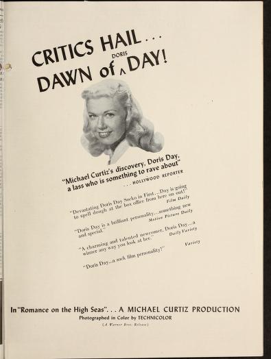 Romance on the High Seas: Doris Day