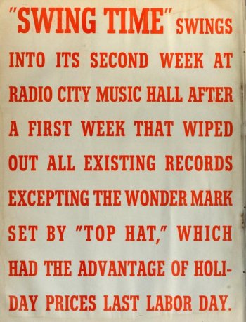 Swing Time: Fred Astaire & Ginger Rogers