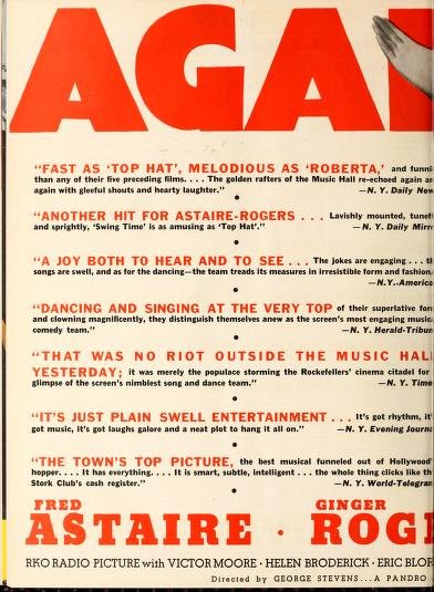 Swing Time: Fred Astaire & Ginger Rogers