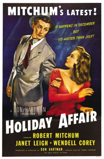 Holiday Affair: Janet Leigh & Robert Mitchum