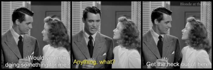 The Philadelphia Story: Katharine Hepburn and Cary Grant