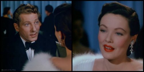 On the Riviera: Danny Kaye and Gene Tierney