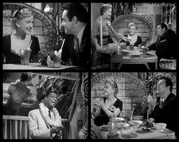 The Blue Gardenia: Anne Baxter, Raymond Burr, and Nat King Cole