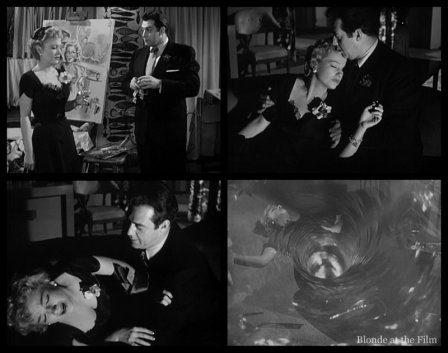 The Blue Gardenia: Raymond Burr and Anne Baxter