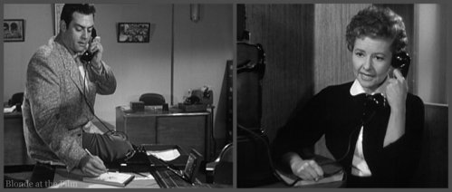 The Blue Gardenia: Raymond Burr and Ruth Storey