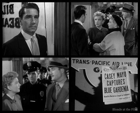 The Blue Gardenia: Anne Baxter and Richard Conte