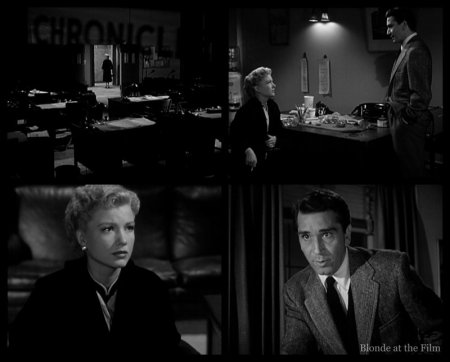 The Blue Gardenia: Anne Baxter and Richard Conte