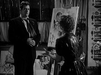 The Blue Gardenia: Raymond Burr and Ruth Storey