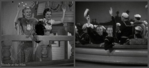 Follow the Fleet: Randolph Scott, Harriet Nelson, Ginger Rogers, and Fred Astaire