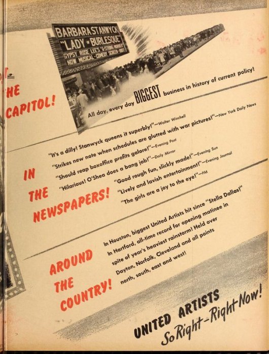 Lady of Burlesque: Barbara Stanwyck